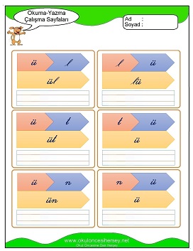 öbüşzç Grubu Çalışma Sayfaları